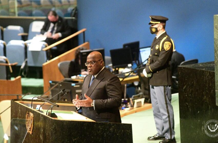  Son discours percutant interppelle…: Tshisekedi place l’ONU devant ses responsabilités !