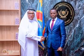  La réhabilitation de l’hôpital des anciens combattants évoquée par Eliezer Ntambwe et l’Ambassadeur des Emirats Arabes Unis en RDC