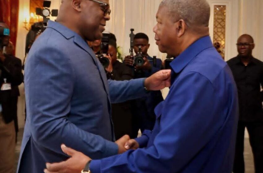  Luanda : Le président Tshisekedi auprès de Lourenço pour une visite de travail