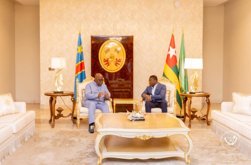  En marge de la tenue d’un sommet de haut niveau le 17 janvier à Lomé...: Tshisekedi et Gnassingbé posent les bases d’une rencontre de tous les espoirs !
