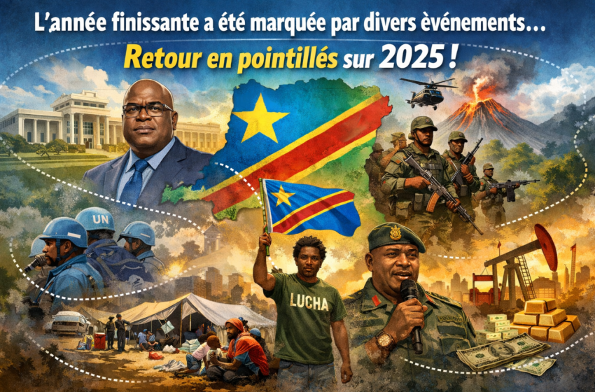 L’année finissante a été marquée par divers événements...: Retour en pointillés sur 2025 !