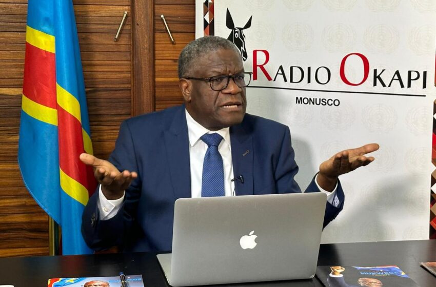 Paix à l'Est de la RDC: Voici les trois piliers du Dr Denis Mukwege pour restaurer l&rsquo;intégrité nationale