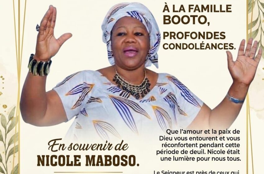 Message des condoléances