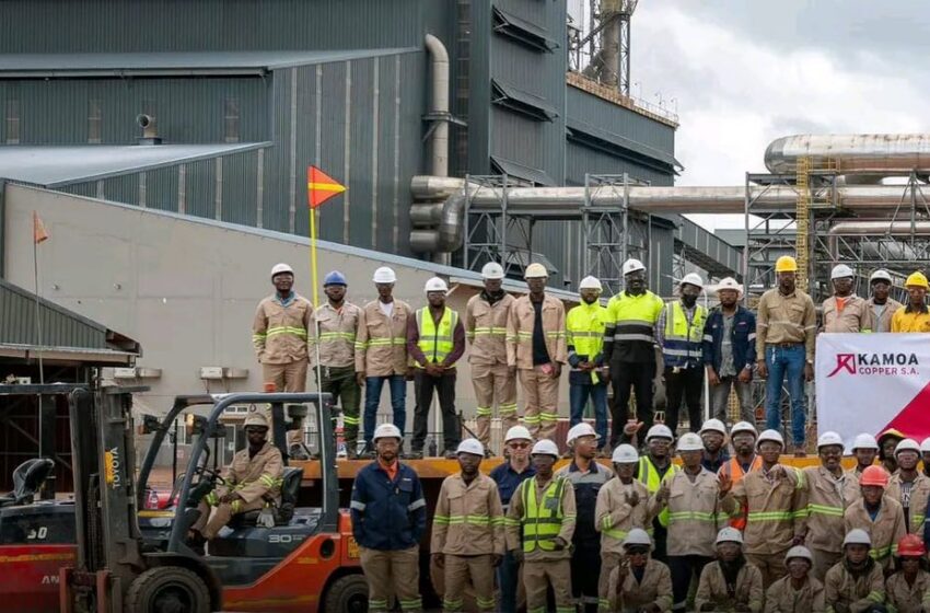 RDC : La première exportation de cargaison d’anodes de cuivre pur à 99.7% est arrivée en Europe